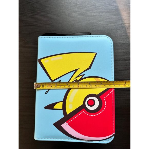 Pokemon card binder for Pokémon cards, 50 sleeves, 9.5x7" pikachu cover - Picture 8 of 10